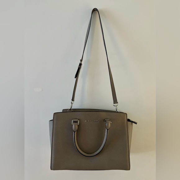 Micheal Kors Satchel | Dove Grey | Good Condition - Picture 1 of 6